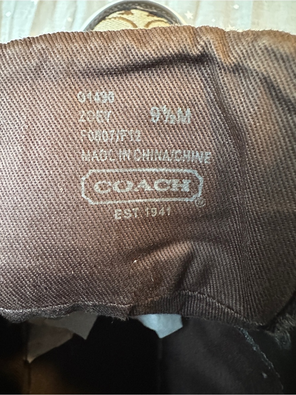 Coach Zoey High-Tops 9-1/2 - Picture 8 of 8